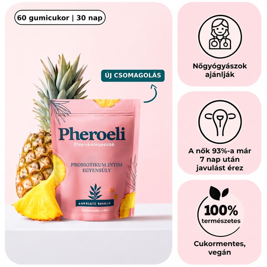 Pheroeli intim egyensúly gumicukor – 60 gumicukor, 30 nap